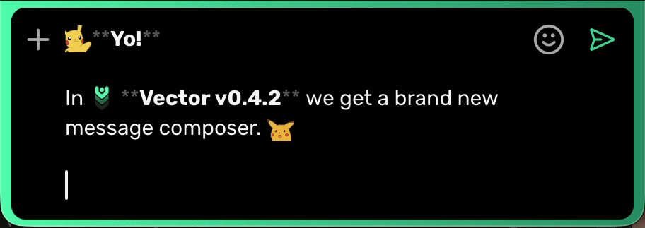 Vector Message Composer